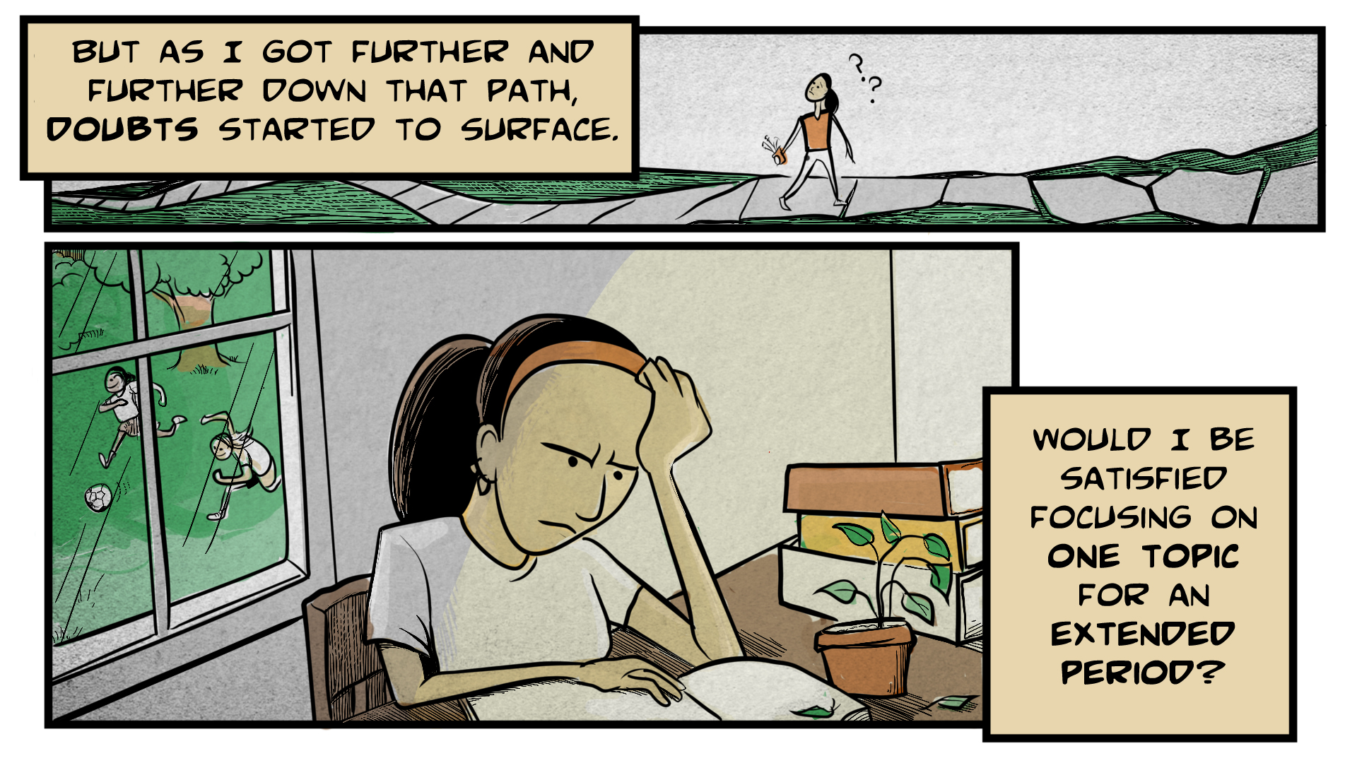 Dina, the narrator, says, 