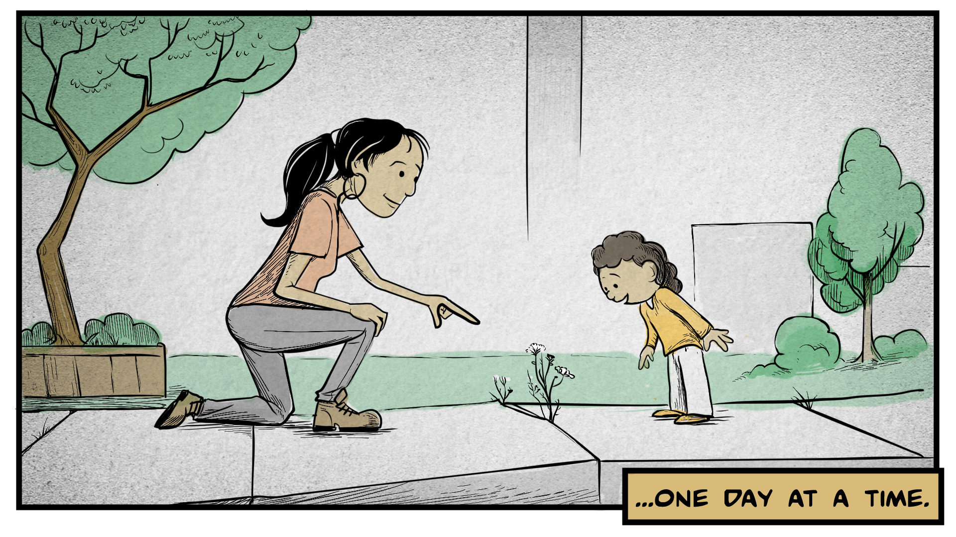 Dina, the narrator, says, 